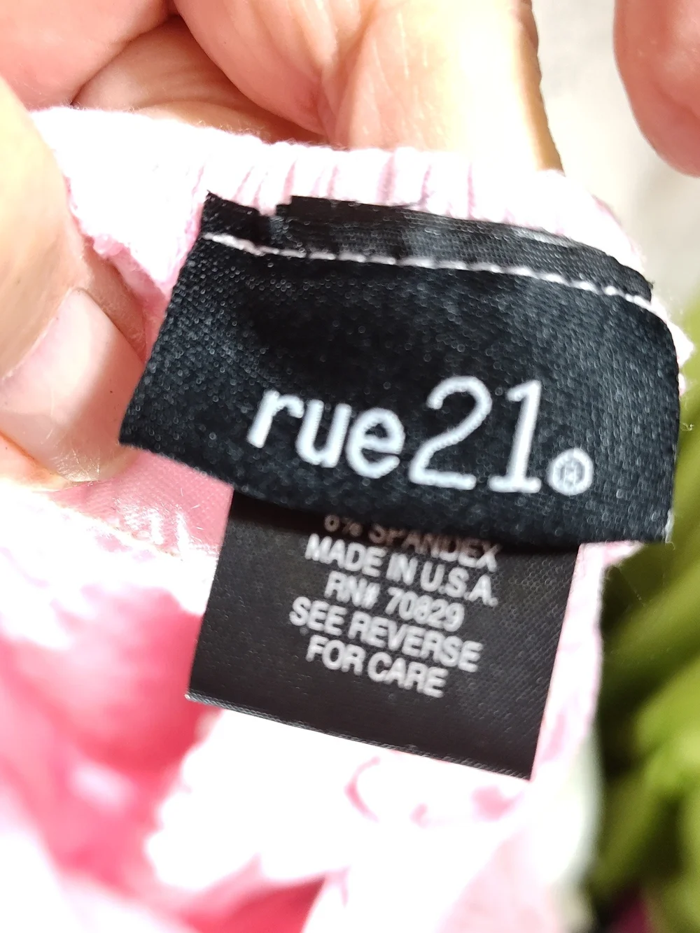 Rue21 Light Pink Top with Sheer Accents